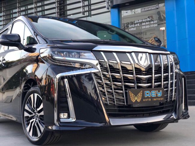 Alphard SC package เคลือบแก้วสีรถยต์